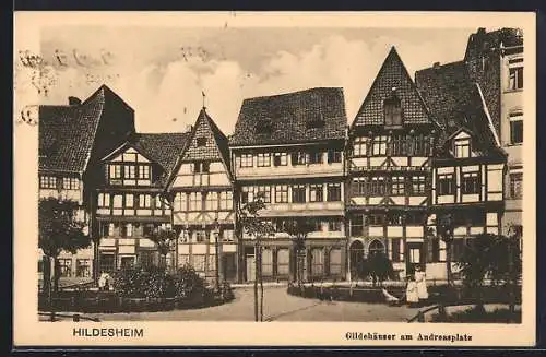 AK Hildesheim, Gildehäuser am Andreasplatz