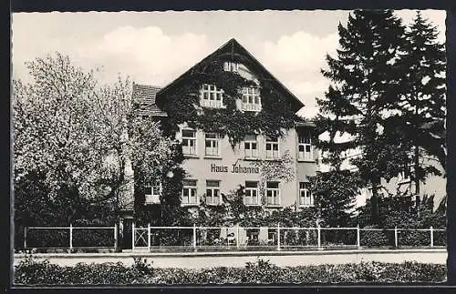 AK Bad Sooden-Allendorf, Strassenpartie am Hotel Huas Johanna