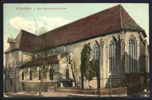 AK Nürnberg, Blick auf das Katharinenkloster