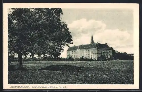 AK Lüdinghausen, Blick zur Landwirtschaftlichen Schule