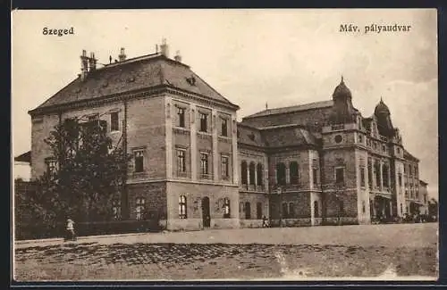 AK Szeged, Máv. palyaudvar, Bahnhof