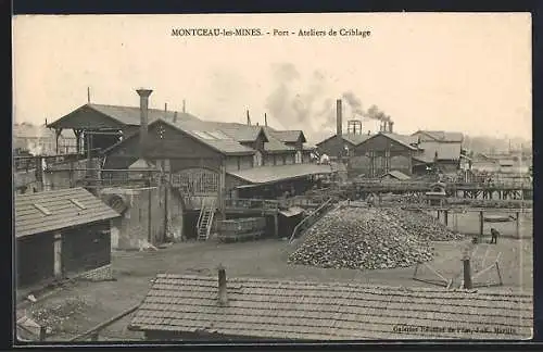 AK Montceau-les-Mines, Port, Ateliers de Criblage