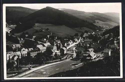 AK Ramsbeck, Teilansicht aus der Vogelschau