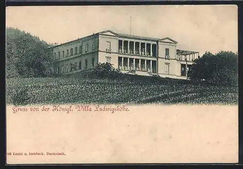 AK Edenkoben, Königl. Villa Ludwigshöhe