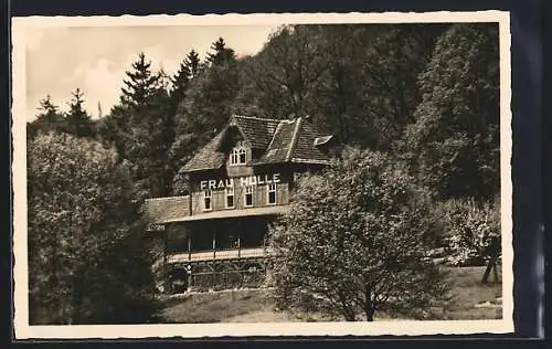 AK Abterode, Gasthaus Frau Holle im Höllental