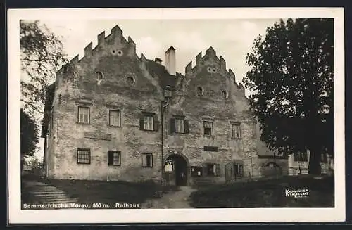 AK Vorau, Blick aufs Rathaus