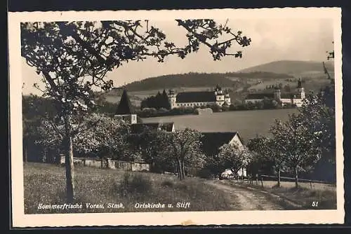 AK Vorau, Ortskirche und Stift