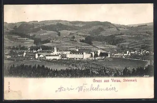 AK Vorau, Panorama der Ortschaft