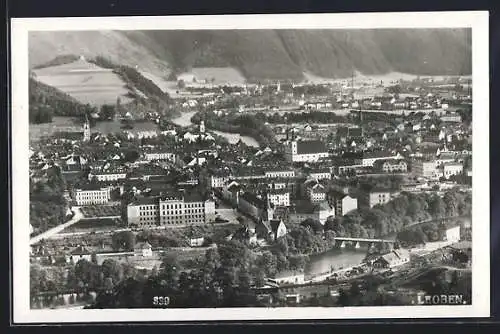 AK Leoben, Teilansicht aus der Vogelschau