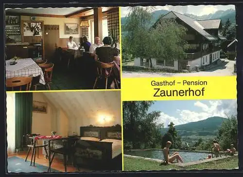 AK Haus, Gasthof-Pension Zaunerhof, Birnberg 17, mit Schwimmbad