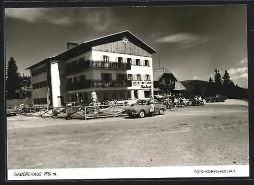 AK Maria Lankowitz, Gasthof Gaberlhaus, Ansicht von der Strasse