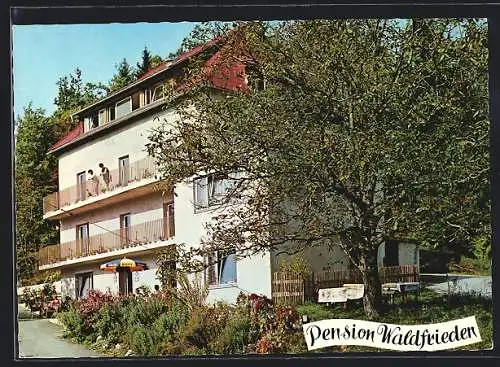 AK Lassnitzhöhe, Hotel Pension Waldfrieden, Aussenansicht