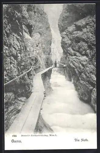 AK Gams, Blick in die Noth-Klamm