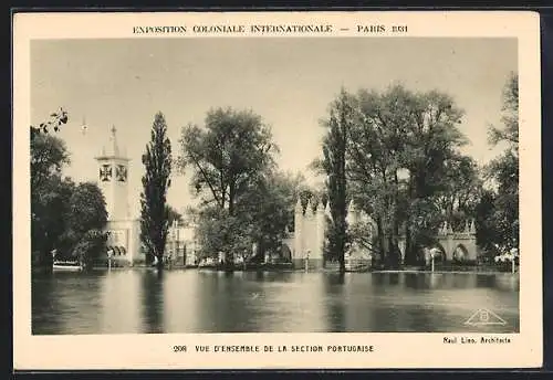 AK Paris, Exposition Coloniale Internationale 1931, Vue d'ensemble de la Section Portugaise