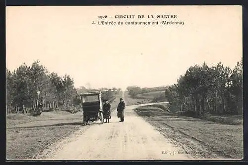 AK Circuit de la Sarthe, L`Entrée du contournement d`Ardennay, Autorennen