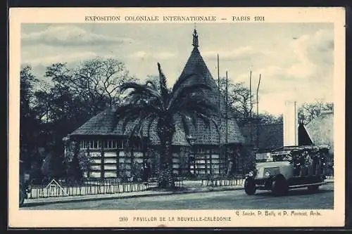 AK Paris, Exposition Coloniale Internationale 1931, Pavillon de la Nouvelle-Caledonie