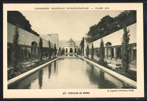 AK Paris, Exposition coloniale internationale 1931, Pavillon du Maroc