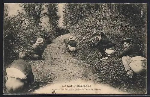 AK Le Lot Pittoresque, Les Entraves, Effet de l`Eau de Miers