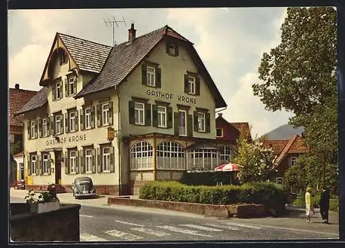 AK Baiersbronn / Schwarzwald, Gasthof und Pension Krone