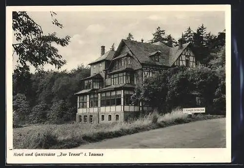 AK Steinfischbach / Taunus, Hotel und Gasthof Zur Tenne