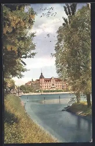 AK Konstanz, Blick aufs Seehotel