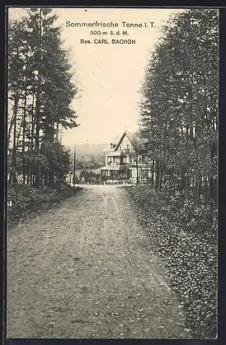 AK Tenne, Blick zum Gasthaus Bachon