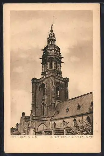 AK Heilbronn a. N., Turm der Kilianskirche