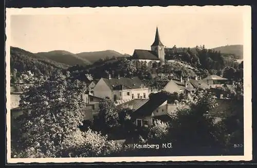 AK Kaumberg /N.-Ö., Teilansicht mit Blick zur Kirche