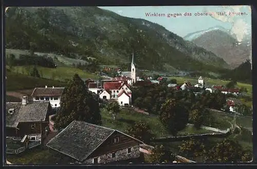 AK Winklern /Kärnten, Ortsansicht aus der Vogelschau