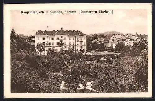 AK Klagenfurt, Sanatorium Mariahilf