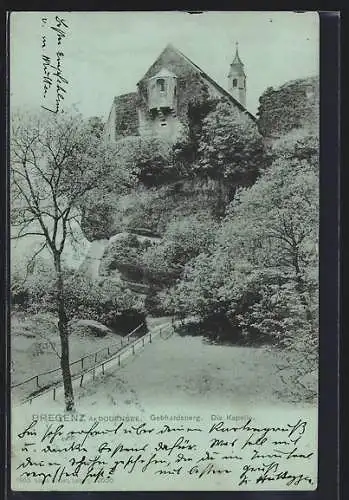 AK Bregenz am Bodensee, Ansicht der Kapelle auf dem Gebhardsberg