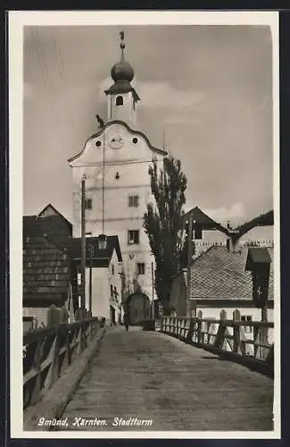 AK Gmünd, Partie am Stadtturm