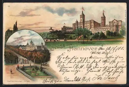 Lithographie Hannover, Herrenhauser Allee