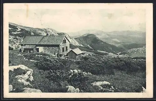 AK Graf Meran-Schutzhaus, Berghütte auf der Hohen Veitsch