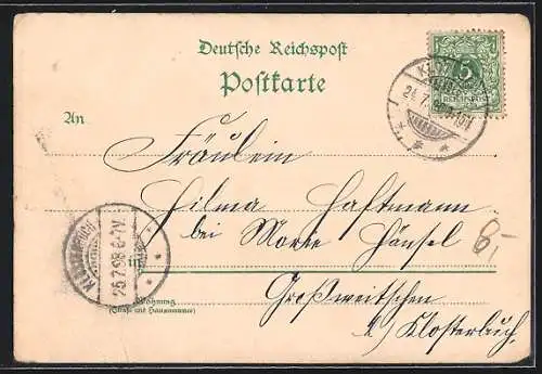 Lithographie Dresden, Kgl. Belvedere, Hoftheater, Panorama