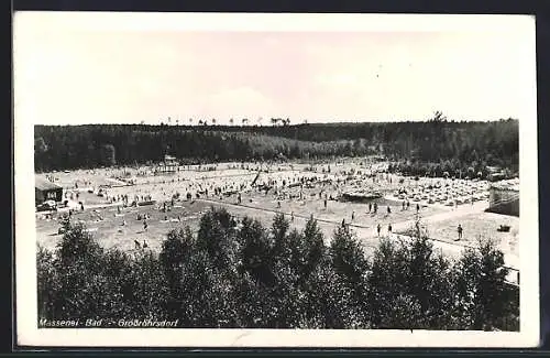 AK Grossröhrsdorf, Blick über das Massenei-Bad