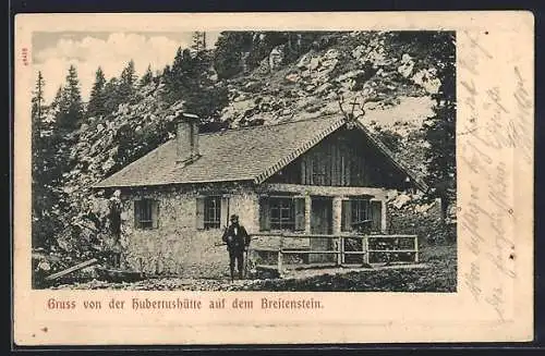 AK Bad Feilnbach, Jagdhaus Hubertushütte auf dem Breitenstein