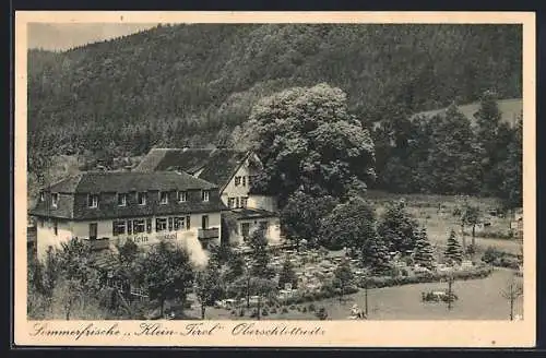 AK Oberschlottwitz, Gasthaus Klein-Tirol