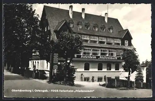 AK Oberbärenburg, FDGB-Ferienheim Friedenswacht