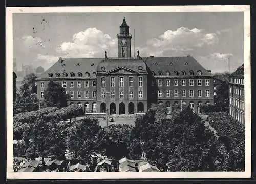 AK Herne, Blick auf das Rathaus