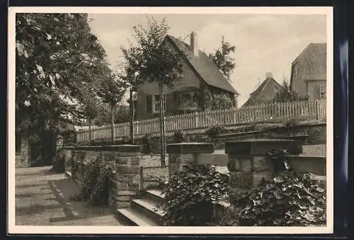 AK Essen / Ruhr, Fried. Krupp AG, Siedlung Altenhof, Strassenpartie mit Wohnhäusern