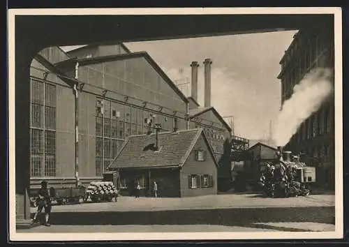 AK Essen, Friedr. Krupp Aktiengesellschaft, Stammhaus wurde 1818 dem 1. Schmelzbau v.Krupp als Aufseherwohnung errichtet