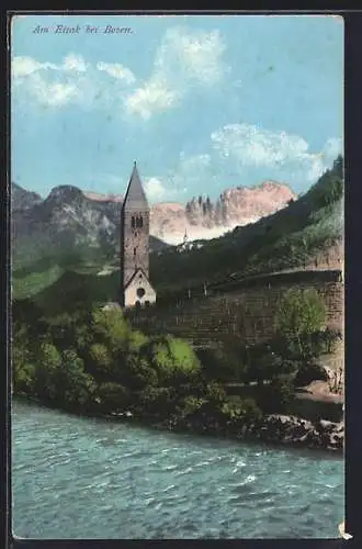 AK Bozen, Partie am Eisak, Kirche