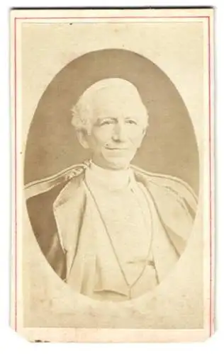 Fotografie unbekannter Fotograf und Ort, Portrait Papst Leo XIII