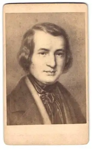 Fotografie E. H. Schroeder, Berlin, Portrait Heinrich Heine, deutscher Schriftsteller