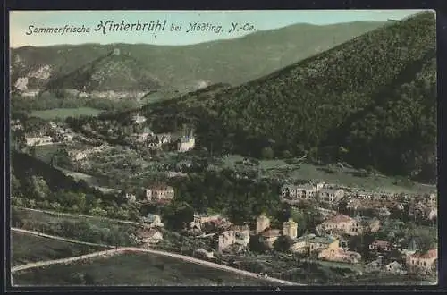 AK Hinterbrühl bei Mödling, Ortsansicht im Tal