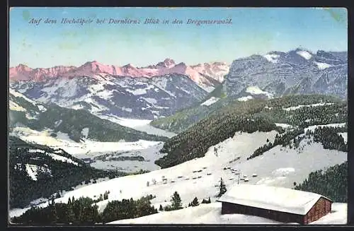 AK Dornbirn, Blick vom Hochälpele in den Bregenzerwald