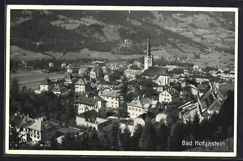 AK Bad Hofgastein, Gesamtansicht mit Kirche