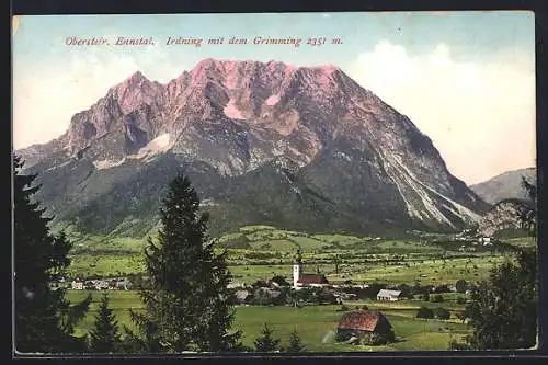 AK Irdning /Ennstal, Panorama mit dem Grimming