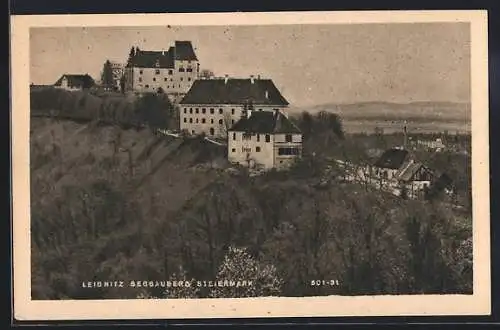 AK Seggauberg /Leibnitz, Blick auf das Schloss